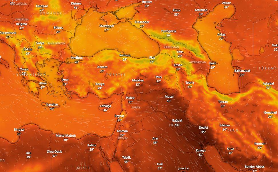 Meteoroloji'den Kastamonu, Çorum ve Çankırı'nın kuzeyi için sağanak uyarısı 18